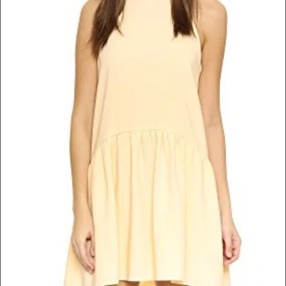 Elizabeth and James Trisha Highneck Dress in Butter Yellow - Size Small - Picture 10 of 10